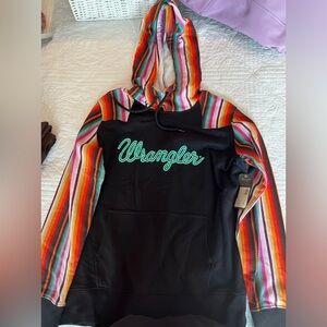 Wrangler serape hoodie